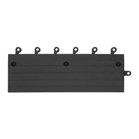 Tennesee Mat Co Wearwell ErgoDeck Heavy Duty Ramp 7/8in Thick 1.5' x 1.5' Black - Case of 10 560.78x6x18BK-CS10
